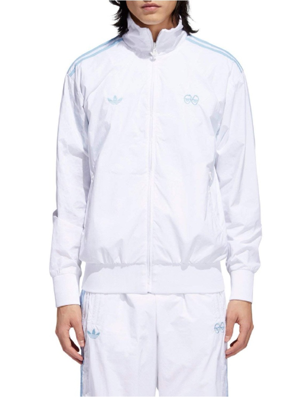 Adidas Skateboarding x Krooked Windbreaker Jacket